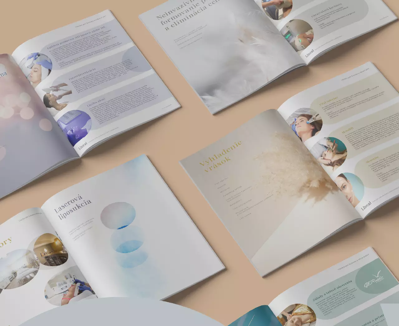 Graficka podpora - Lineal - kozmeticke a medicinske centrum